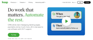 Keap - sales funnel tool