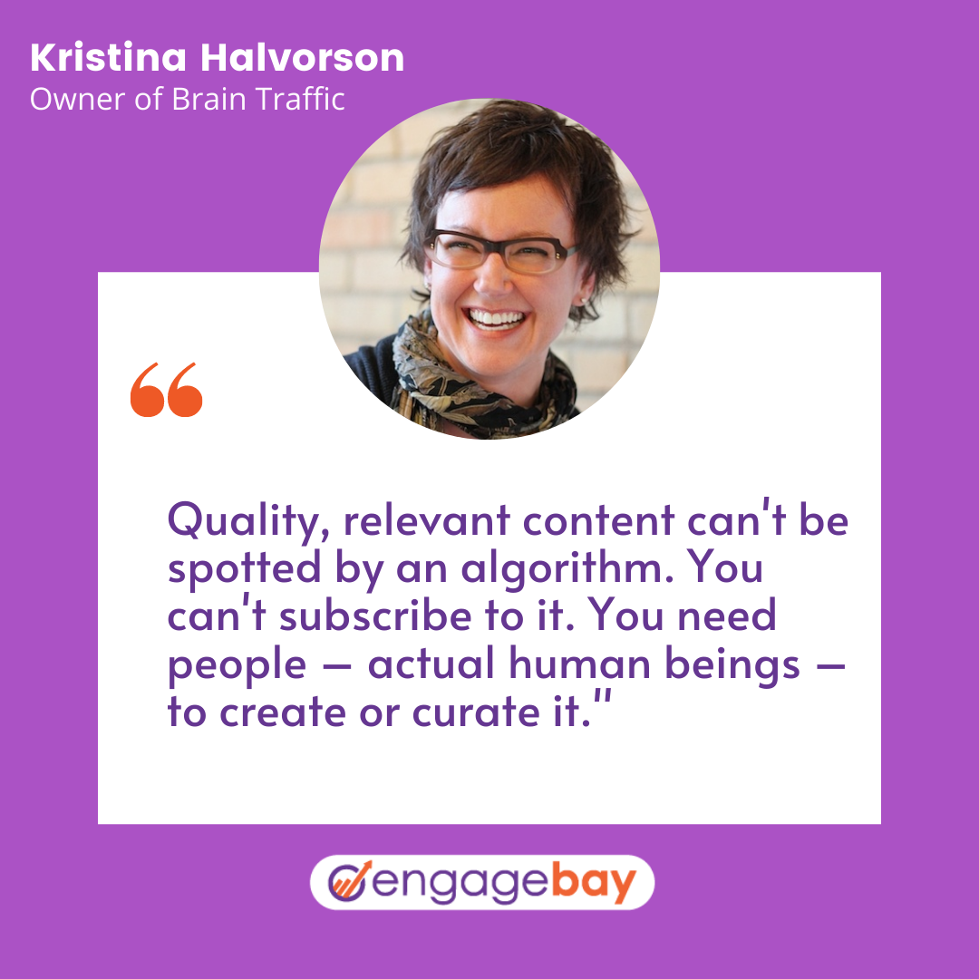 content marketing quotes by Kristina Halvorson