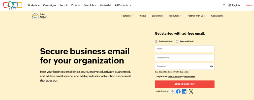 Zoho Mail (email provider)
