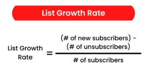 List Growth Rate