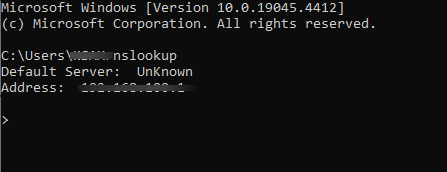 Nslookup