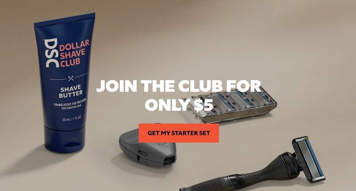 Dollar shave club subscription