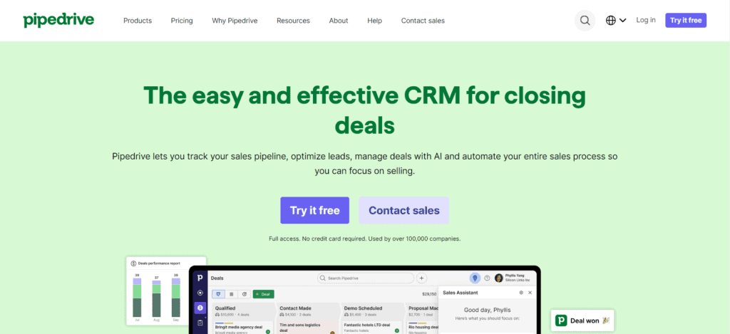 pipedrive CRM cost comparison 